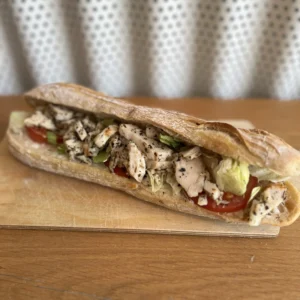 Sandwich poulet provencal chevre produits Boulangerie Gael